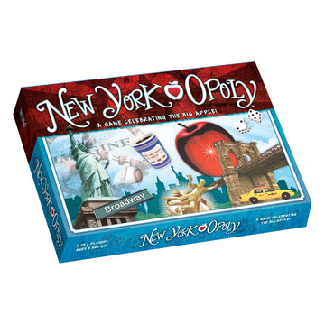 Late for The Sky New York Opoly - Property Trading Family Board Game, 2-6 Players, NYC Landmarks, Educational City Theme, Fast Play 60-Minute Option