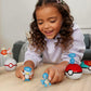 MEGA Pokémon Action Figure Building Toys Set, Water-Type Trainer Team with 79 Pieces, 2 Inches Tall, for Kids