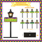 Mardi Gras Decorations - 4pcs New Orleans Street Signs Centerpieces Mardi Gras Louisiana Lamp Post Décor For Party Supplies