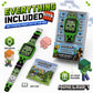 Minecraft Kids Smartwatch - Interactive LED Screen Watch with 10 Custom Watch Faces, Games, Camera, Alarm, Step Tracker & More - Fun Tech Gift