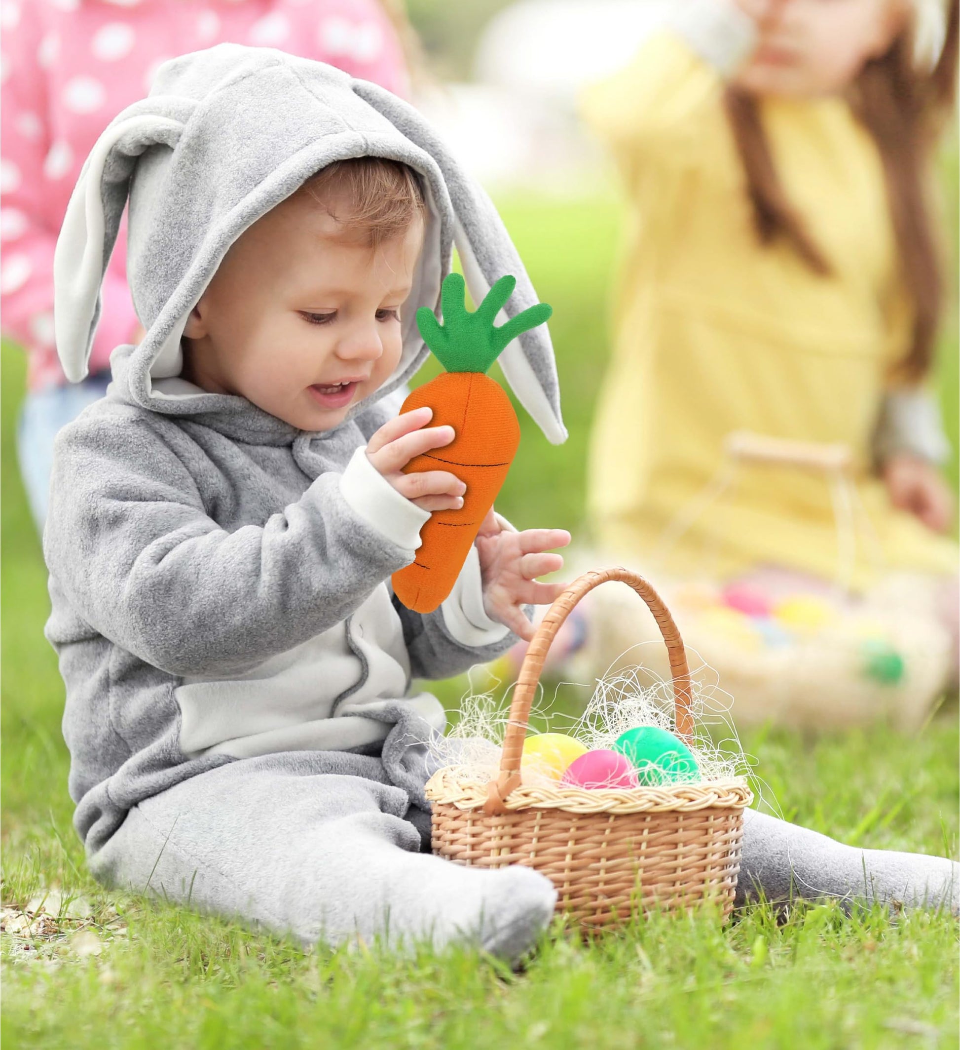DolliBu Orange Carrot Plush Toy - Super Soft Stuffed Food Vegetable Toy for Kids, Teens, and Adults, Cute and Soft Stuffed Vegetable Toy, Huggable