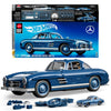 Mattel Brick Shop Hot Wheels Premium Series Building Set, Mercedes-Benz 300 SL with 1600 Pieces, Realistic Details and Metal Parts, Adult Collectors