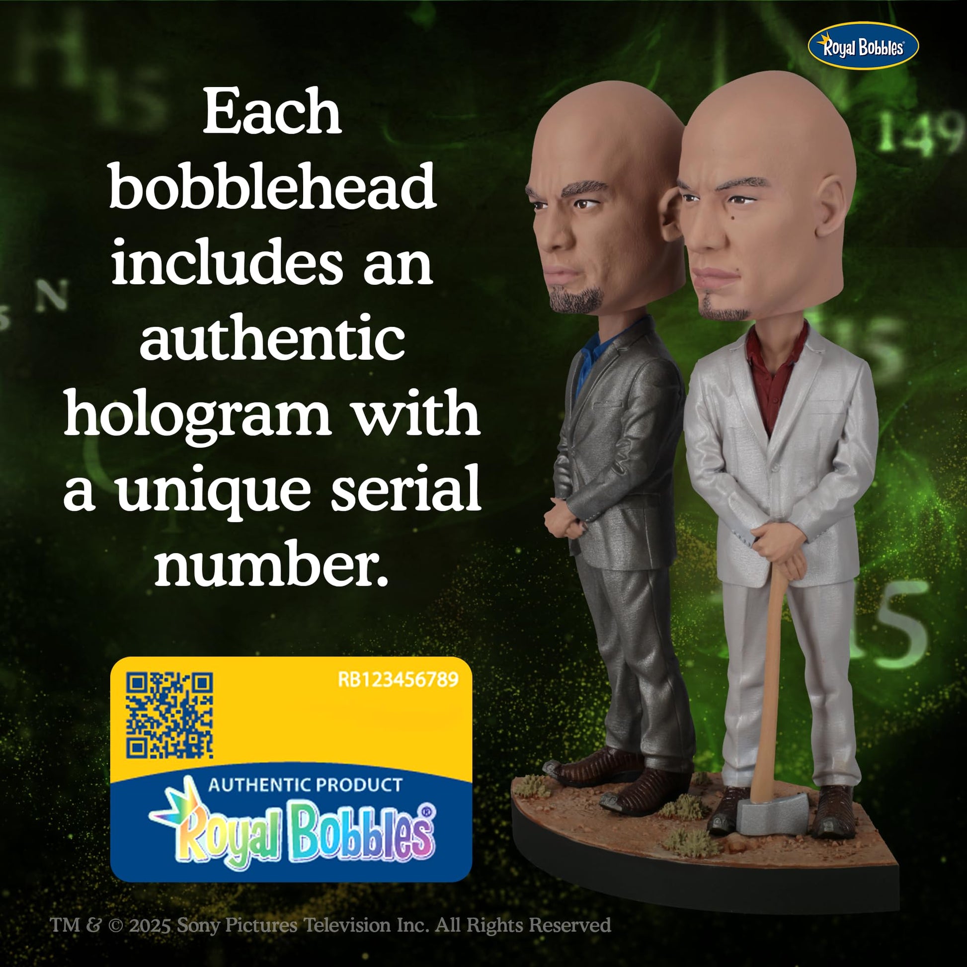 Royal Bobbles Breaking Bad The Cousins - Better Call Saul - 8.4” Tall - Collectible Bobblehead Statue
