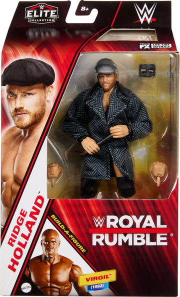 Mattel WWE Elite Collection Action Figure Royal Rumble Ridge Holland with Accessory and Virgil Build-A-Figure Parts