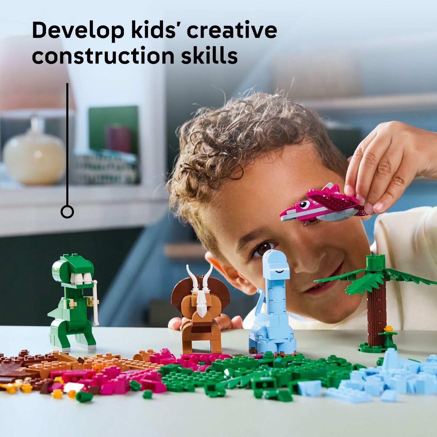 LEGO Classic Creative Dinosaurs Toy - Building Blocks for Kids, Boys and Girls, Ages 5+ - Learning and Educational Toy for Preschool - Gift Idea