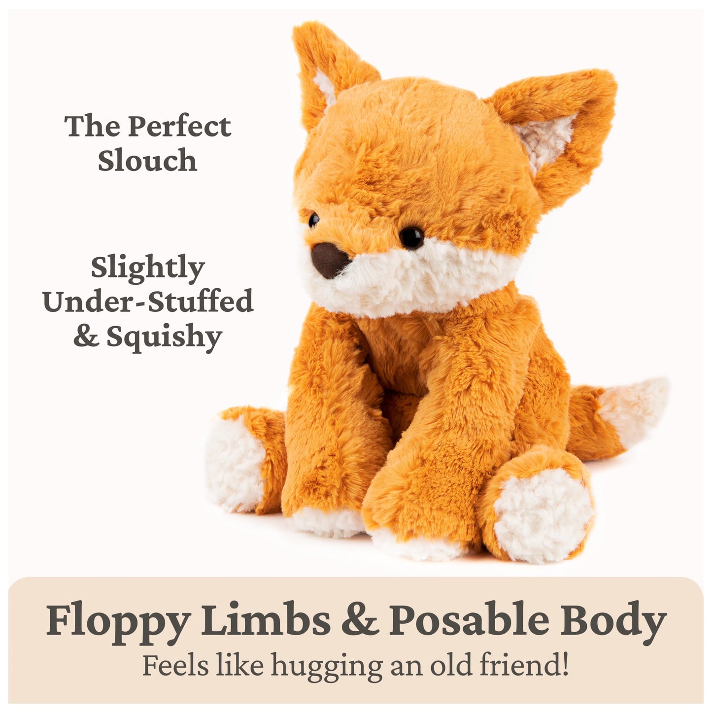 GUND Cozys Collection Fox 10-Inch Stuffed Animal Sensory Toy for Ages 0+