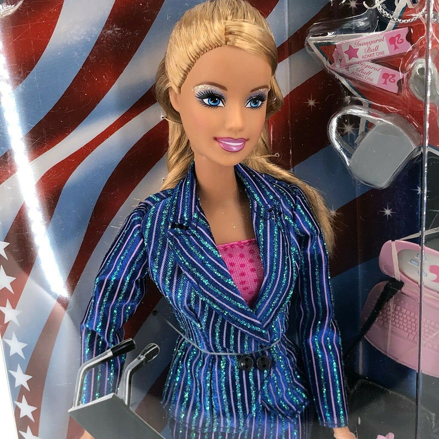 2008 Barbie for President Fashion Doll Blonde