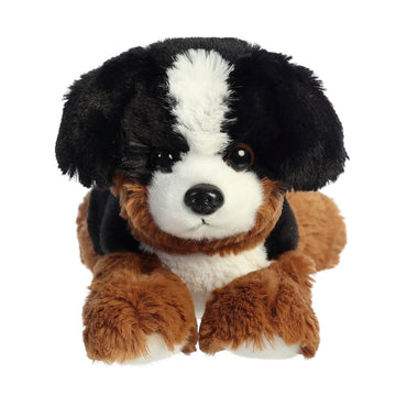 Aurora® Adorable Mini Flopsie™ Bernie Mountain Dog™ Stuffed Animal - Mini Companions Ready for Playful Adventures - for Kids All Ages, Toddlers