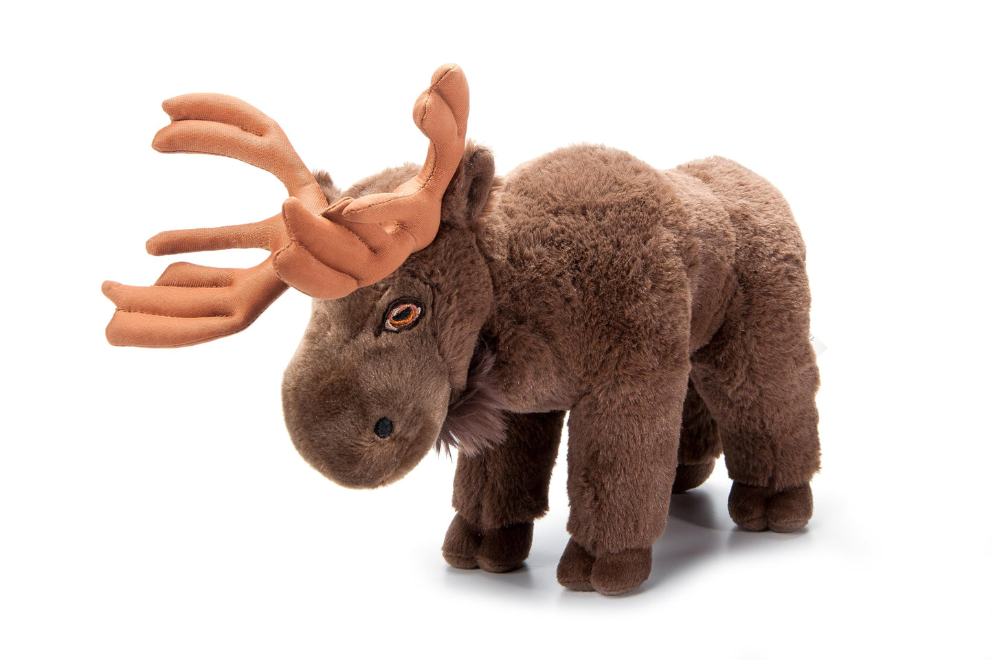 The Petting Zoo Moose Stuffed Animal Plushie, Gifts for Kids, Earth Keeperz Wildlife Animals, Zoologee Moose Plush Toy, 13 inches