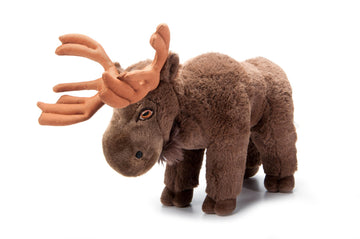 The Petting Zoo Moose Stuffed Animal Plushie, Gifts for Kids, Earth Keeperz Wildlife Animals, Zoologee Moose Plush Toy, 13 inches