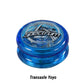 Yomega Spectrum - Light up Fireball Transaxle YoYo with LED Lights for Intermediate, Advanced and Pro Level String Trick Play + Extra 2 Strings & 3