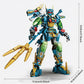 kececo Azure Dragon Warrior Building Blocks Toy, ABS Plastic Model Toy, Creative Desktop Ornament for Home Office