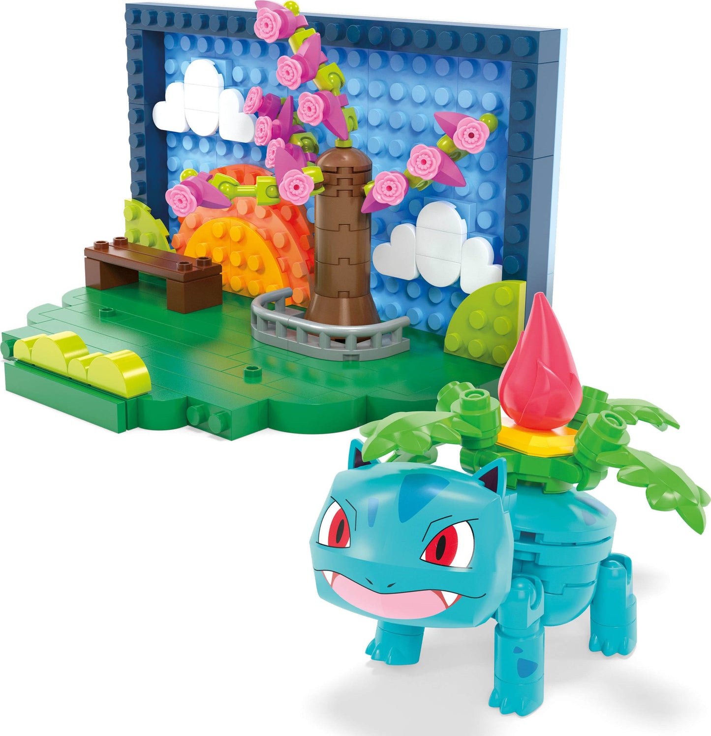 MEGA BLOKS - Pokemon: Park Scene, 220 Piece Buiding Toy Set