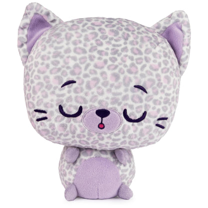 GUND Drops, Gina Spots, Expressive Premium Stuffed Animal Soft Plush Pet, Purple Leopard, 9”