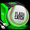 FlashCatch Rechargeable Light Up Baseball - Sports Gifts for Boys - Ball Accessories Gear Gift Ideas for Teenage Boy - Glow in Dark Balls - Cool Stuff