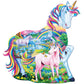 MasterPieces 100 Piece Shaped Jigsaw Puzzle for Kids - Unicorn Family - 14"x19"
