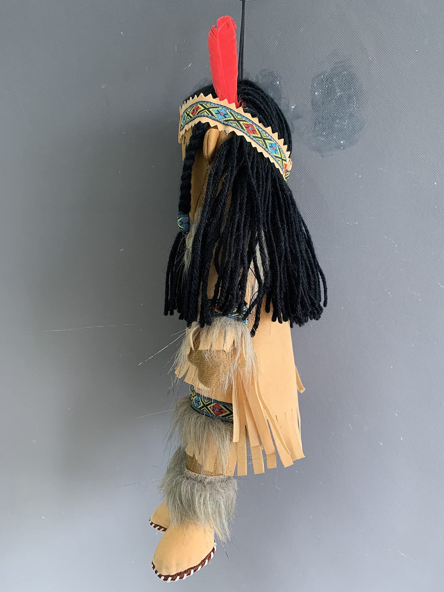 Kinnex Collections 14" Native American Indian Plush Rag Doll - DF14003 (Brown-Nizhoni)