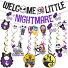 Welcome Little Nightmare Banner Nightmare Before Christmas Baby Shower Hanging Decorations Nightmare Before Christmas Baby Shower Decorations