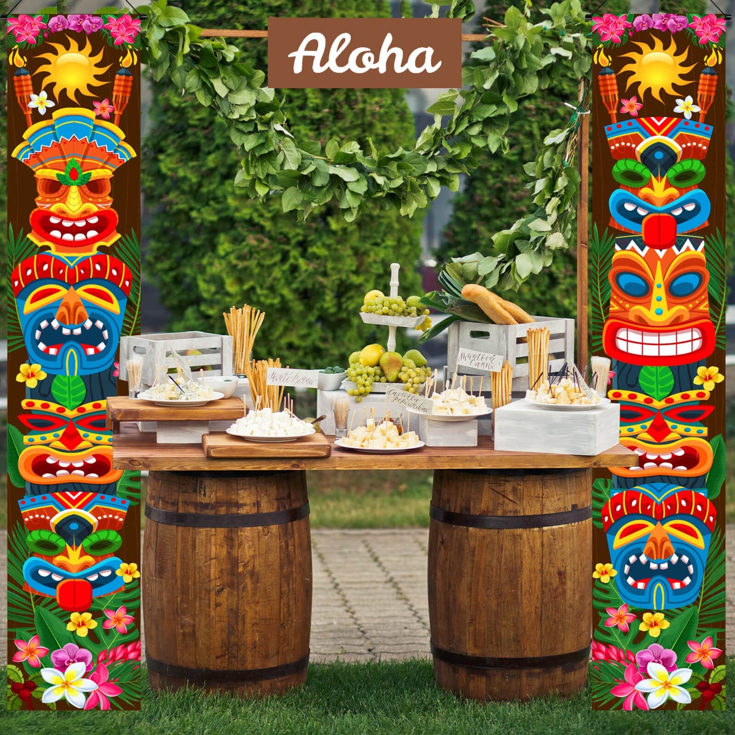 Hawaiian Luau Party Decorations, Tiki Party Decorations