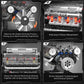 Mould King 10088 V8 Engine Building Kit - Build Your Own V8 Engine Toy, 8-Cylinder Petrol Car Engine Replica Model Building Kit for Adults (535 Pcs)