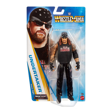 Mattel WWE Undertaker Action Figure, Main Event Series #161, 6-inch Collectible Superstar with 14 Articulation Points & Life-Like Look