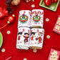 Chinese New Year Candy Mini Wrappers, Party Favor Labels for Lunar New Year Decorations, Red and Gold Treat Stickers, Set of 54