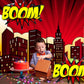 QZCPGP 4Pcs Superhero Balloons for Birthday Party Decorations