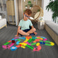 Mindscope Twister Tracks Mega Set Neon Glow in The Dark Flexible Track System with 547 Pieces Over 25 Feet of Track & Accessories