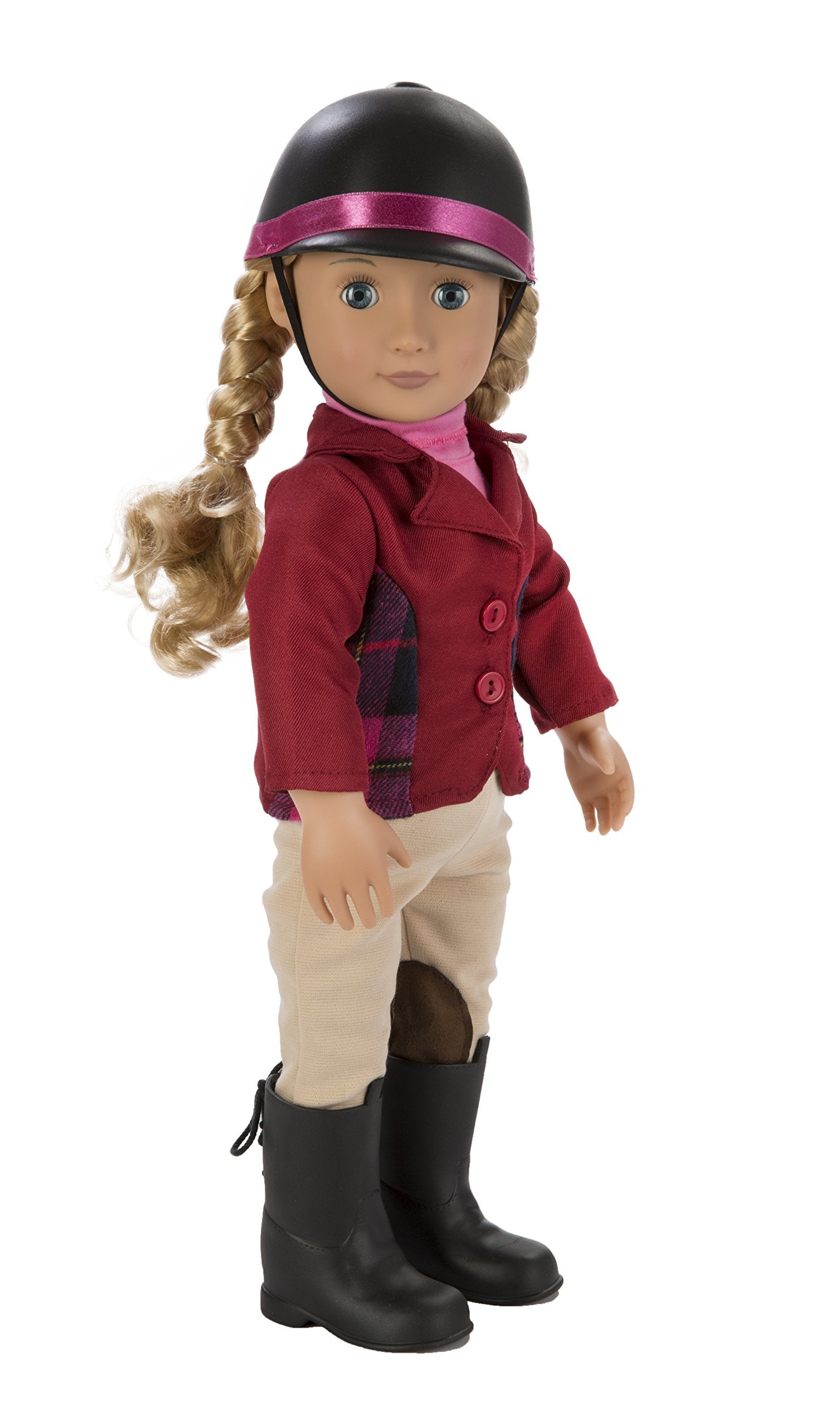 Our Generation - Lily Anna - Posable 18-Inch Equestrian Doll - Blue Eyes & Blonde Hair - Horseback Riding Accessories & Storybook - Pretend Play - Toy