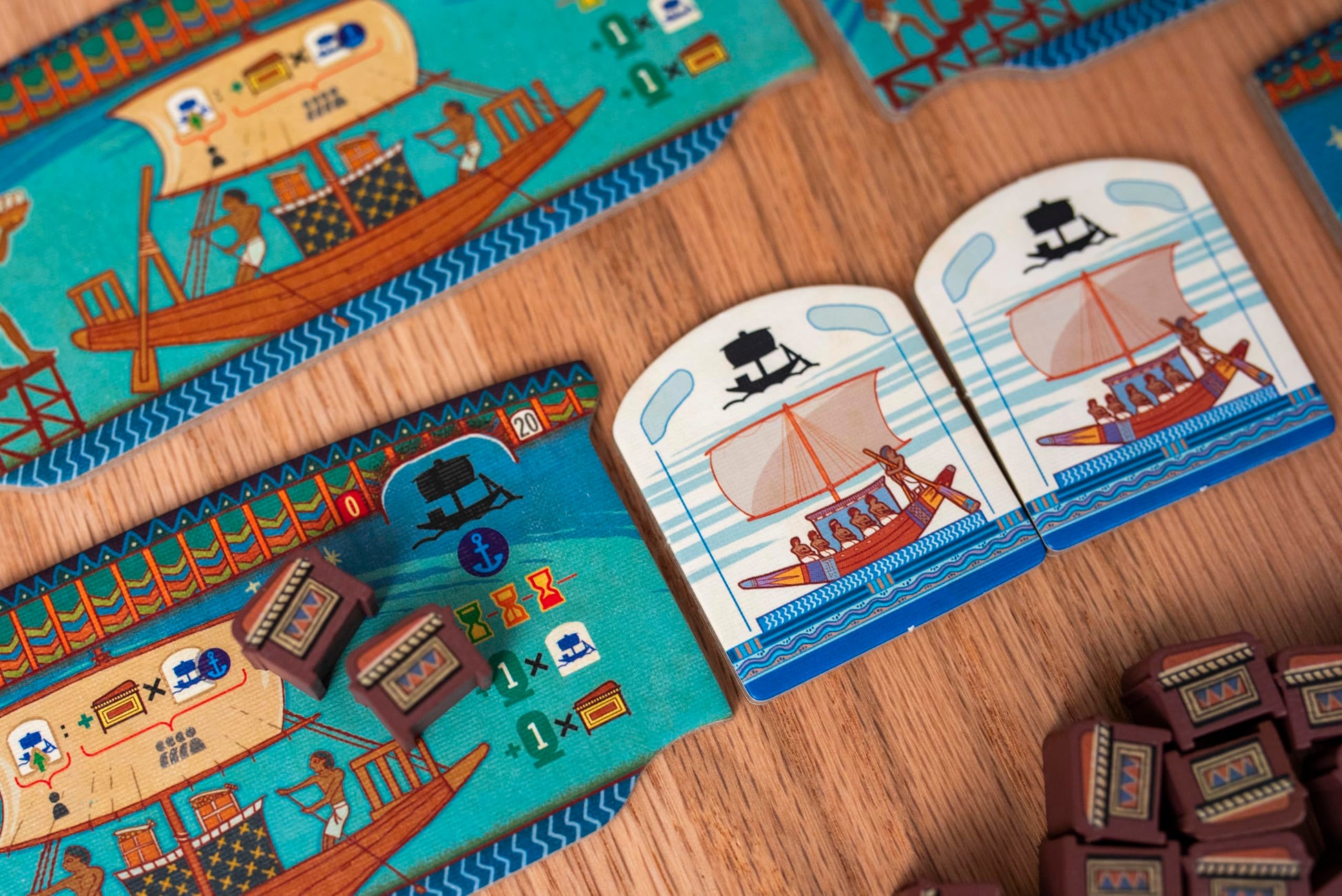 Ra: Traders Expansion - Expansion for Reiner Knizia’s Classic Auction Board Game by 25th Century Games | New Auction Tiles, Nile River Trade Mechanics