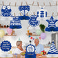9PCS We Appreciate You Honeycomb Centerpieces Blue Silver Glitter Thank You Table Centerpieces Table Topper Decor Teacher Doctor Nurse Employee Staff