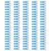 Mini Blue Clothespins | 100 Pack 1.25” Inch Clothes Pins Plastic Baby Shower Favors | Party Game Scatter Decorations | DIY Baby Boy Gender Reveal