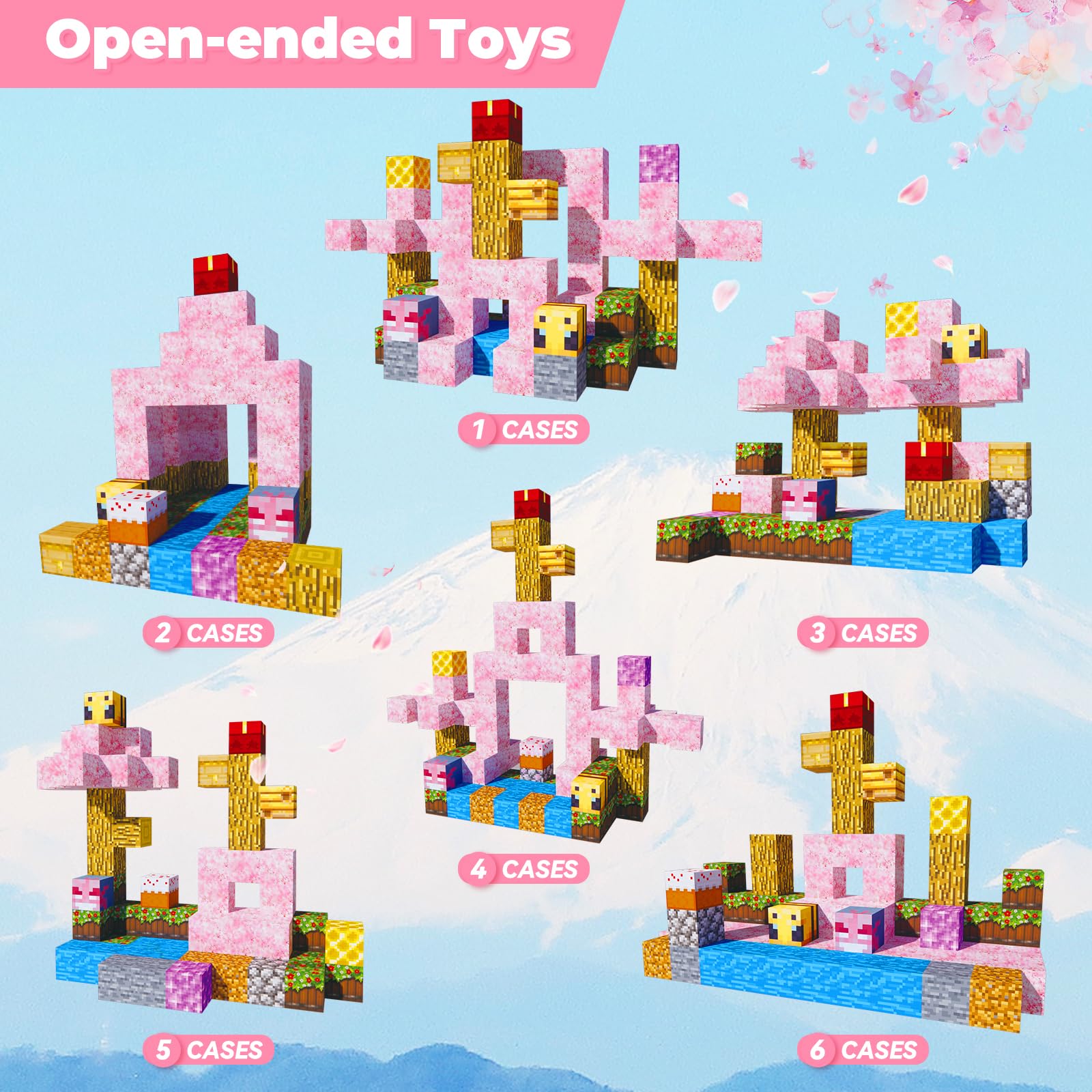 Noroapoo 80pcs Magnetic Building Blocks for Kids Ages 4-8-12,Magnetic Building Tiles Constructions Toys,STEM Toys Birthday Gifts Easter Gift