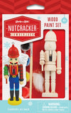 Works of Ahhh... Nutcracker Lumberjack Ornament Wood Paint Kit - Ornament Painting Kit - Ages 4+
