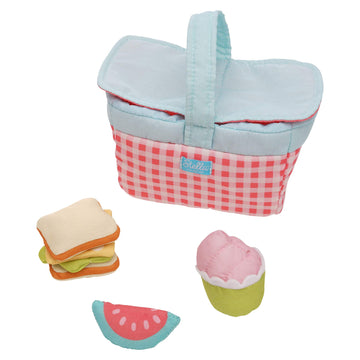 Manhattan Toy Stella Collection Picnic 5 Piece Baby Doll Picnic Playset for 12" and 15" Stella Dolls