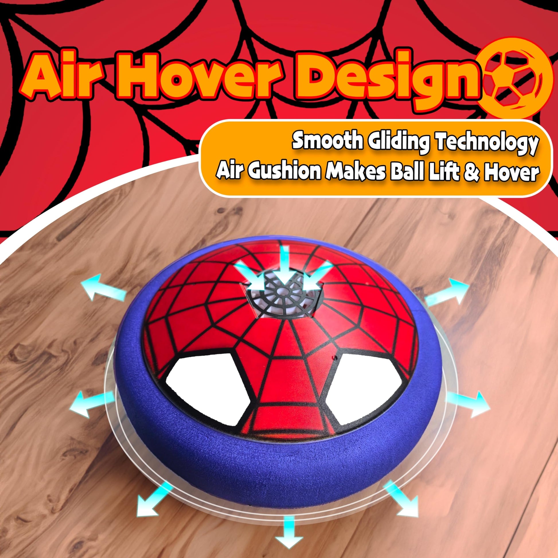 Soccer Toys for Boys 4-6 Hover Soccer Ball Indoor Gifts for Boys Kids Toys Birthday Gifts for 4 5 6 7 8 9 10 Year Old Boy Air Floating Soccer Toy