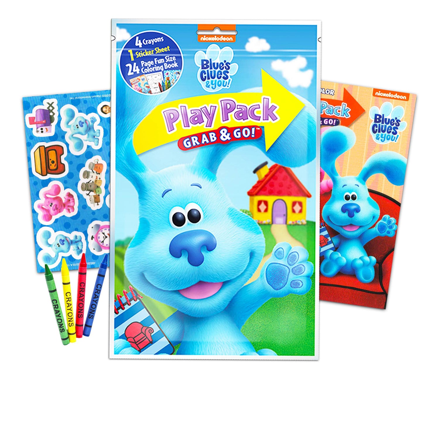 Blue's Clues and You! Coloring Activity Book Set - Bundle with Coloring Books, Imagine Ink, Stickers, More | Blues Clues Party Supplies for Kids
