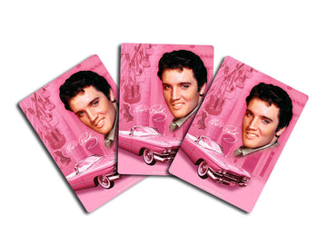 Midsouth Products Elvis Playing Cards - Elvis Presley Pink with Guitars