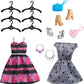Barbie Fashionistas Doll & Ultimate Closet Playset with Clothes & 12 Accessories, Blonde Fashion Doll & Pink Closet Toy with Storage, Fold-Out Rack