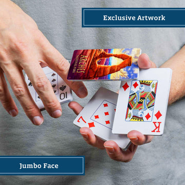 Boardwalk Puzzles Premium Featherlight Unique Playing Cards, Fun Themed Deck for Home and Travel | Arches
