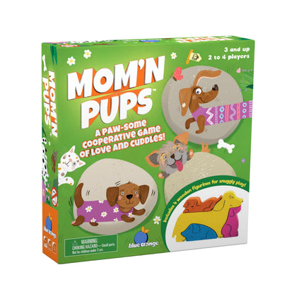 Mom’N Pups Wooden Social Play Game | Cooperative Preschool Learning for Kids | Build Cooperation Focus and Attention | Ages 3+ | 2 to 4 Players |