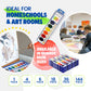 Color Swell Bulk Watercolors Paint Pack with Wood Brushes - 36 Sets with 8 Washable Colors Each - Perfect for Kids, Classrooms, Parties, Students