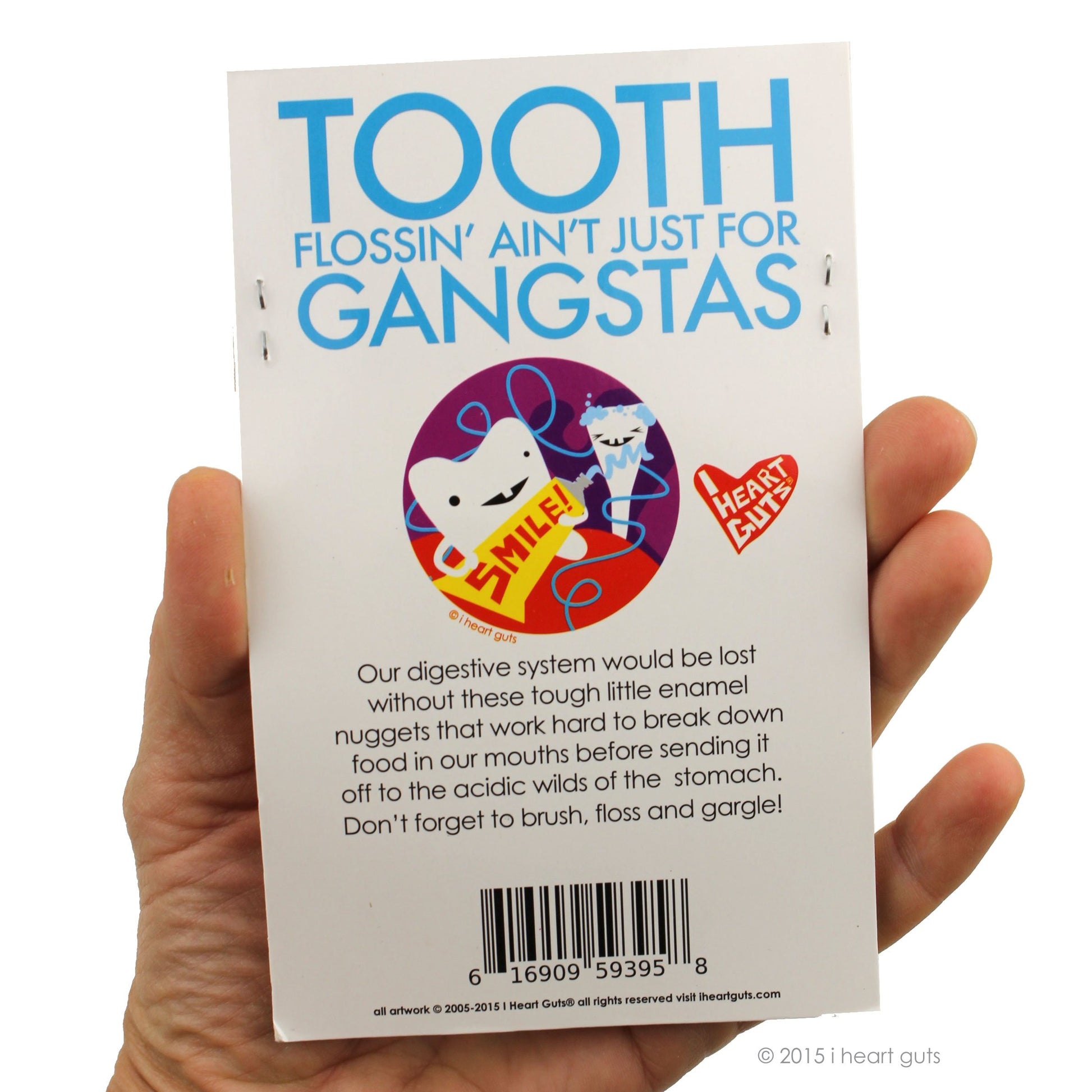 I Heart Guts Tons of Teeth Stickers - 15 Tooth Stickers - Dentist Vinyl Sticker Pack for Tooth Lovers, Dental Gifts, Hygienist Swag, and Oral Anatomy