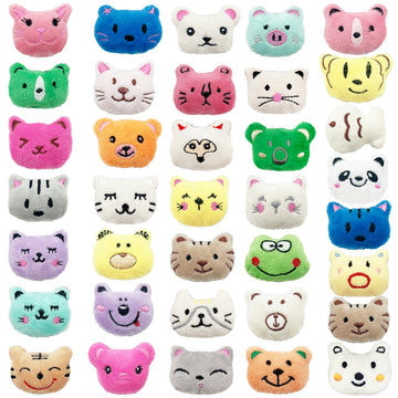 PPXMEEUDC 36PCS Mini Stuffed Animal Plush Toys 36 Styles Cute Small Stuffed Animals for Party Favors Treasure Box Prizes Claw Machine Carnival Goodie
