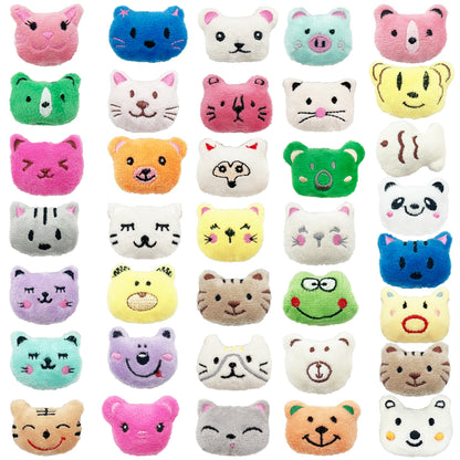 PPXMEEUDC 36PCS Mini Stuffed Animal Plush Toys 36 Styles Cute Small Stuffed Animals for Party Favors Treasure Box Prizes Claw Machine Carnival Goodie