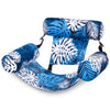 SLOOSH Pool Floats Chairs Adult,Inflatable Pool Lounge,Plant Pattern Floating Mat Hammock,Blow up Water Chairs Noodles rafts for Party Summer Water