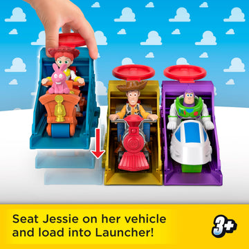 Fisher-Price Imaginext Toy Story Launcher Set with Jesse & Vehicle