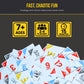 Frayzy Card Game - Fast-Paced Rummy-Style Family Card Game for Kids, Teens & Adults | Ages 7+ | 2-4 Players | Wild Cards and Action Cards | Quick