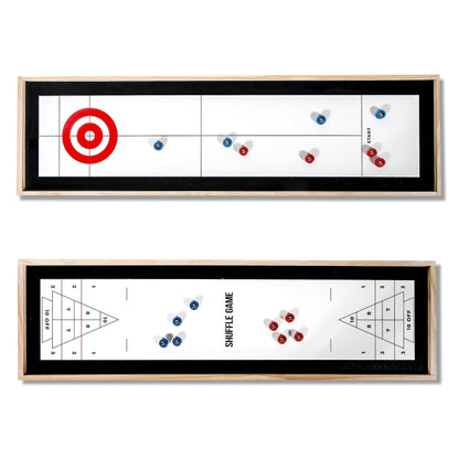 Trademark Innovations Table Top Games Shuffle Board Game Table Portable Game Table Curling Game