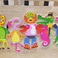 Buddy & Barney: Weird & Wonderful Animals Bath Time Stickers - 31 Reusable Foam Stickers & Mesh Storage Bag, Fun Tub Water Toy, Toddlers & Kids Age 3+
